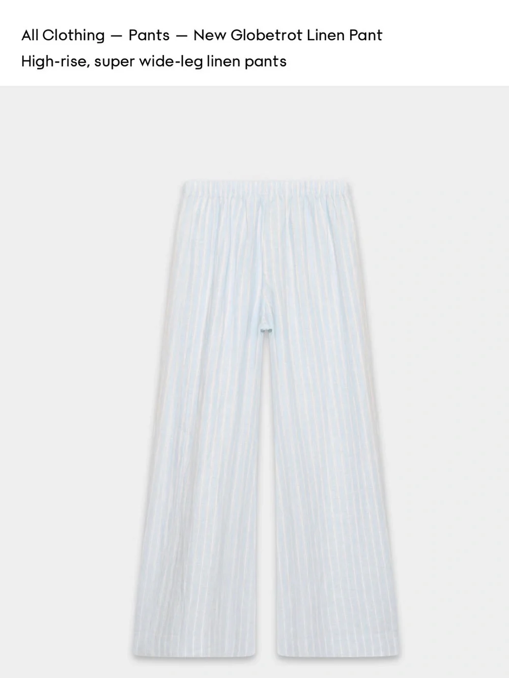 NWT Aritzia Little Moon New Globetrot linen pants 🔥